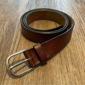 Brown Leather Women’s Belt